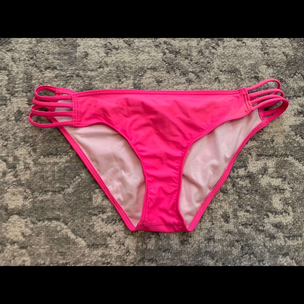 Hot pink bikini bottoms